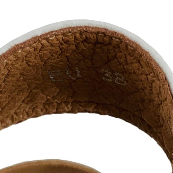 White Perforated Sandals - Picture 9 of 10